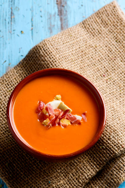 istock spanish porra antequerana, a cold tomato soup 1133547205