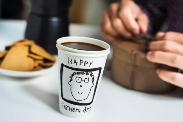 istock man and cup of coffee with text happy fathers day 1133547247