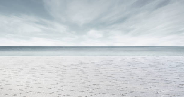 istock Empty asphalt road with blue sky for mockup 1133548566