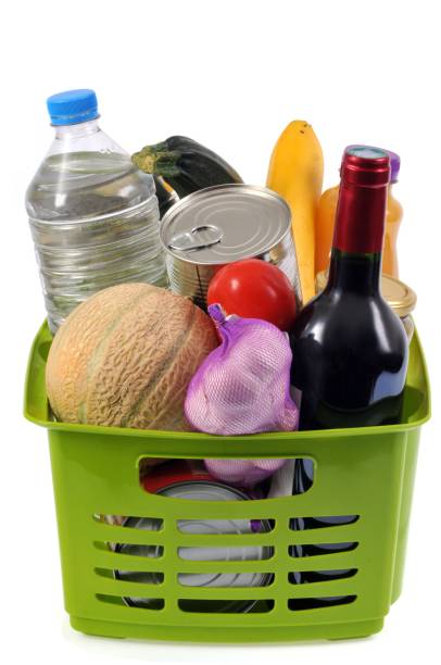 istock Food races in a plastic basket 1133550676