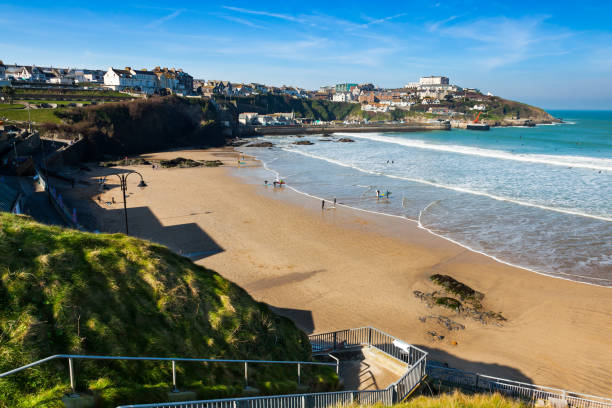 istock Towan Beach Newquay Cornwall England 1133552356