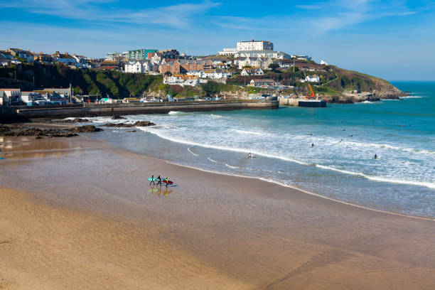 istock Towan Beach Newquay Cornwall England 1133552380