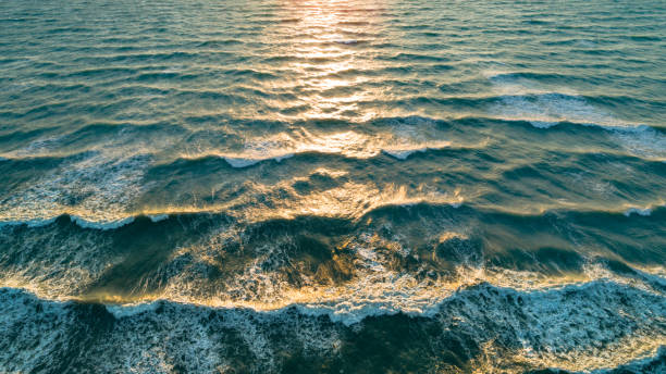 istock Sea waves on the beautiful morning sea 1133554807