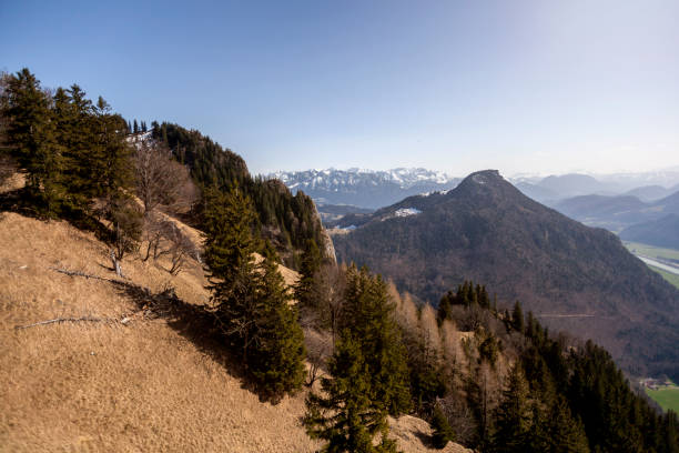 istock Mountain view from Heuberg, Bavaria, springtime 1133554975
