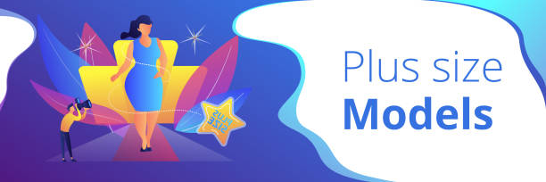 Plus Modles Vector 10+ Photos Of Plus Size Models Stock Illustrations, Royalty-Free Vector ...