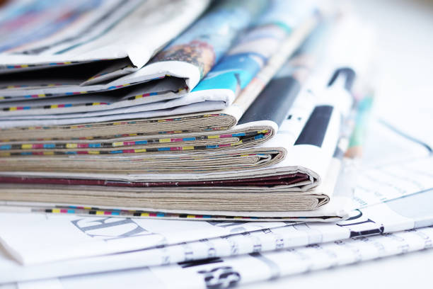 istock Stack of Newspapers and News Pages 1133558194