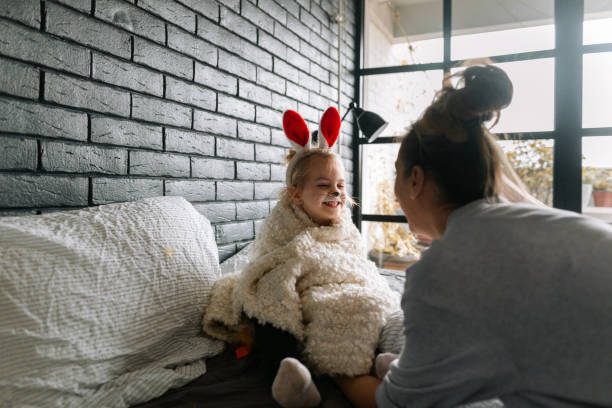 istock Mommy and me on the Easter day 1133559583