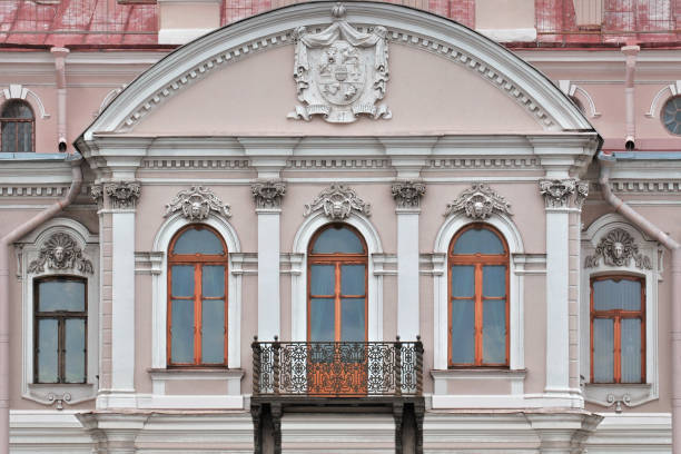 istock Mezzanine with three windows. 1133560848