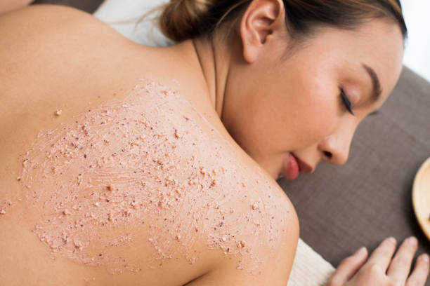 istock Professional Therapist scrub  green herbal 1133561342