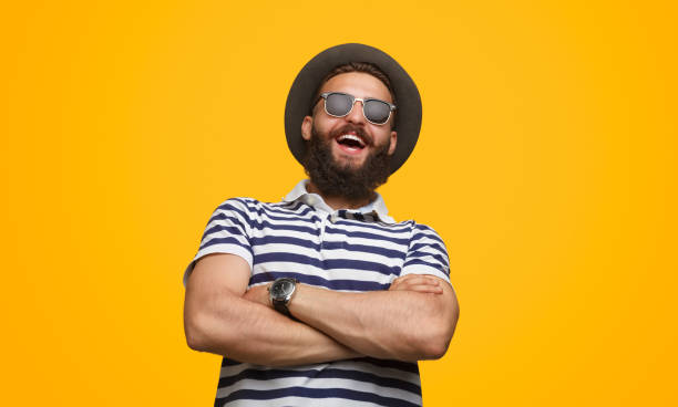 istock Confident stylish man laughing loudly 1133562920