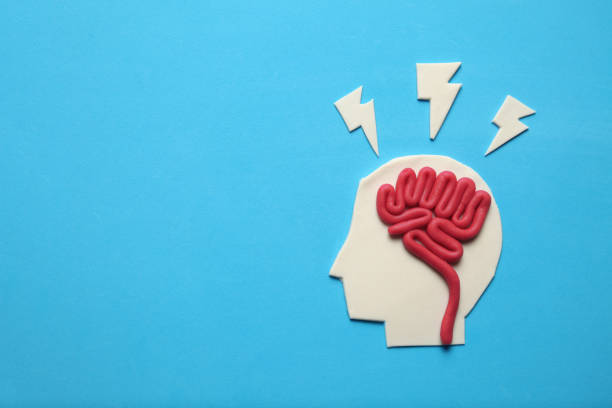 istock Plasticine head and brain concept. Smart mind, neurology knowledge 1133563223