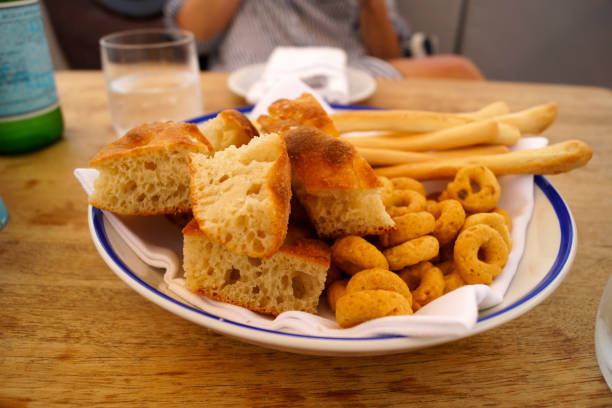 Plate of Italian Breads