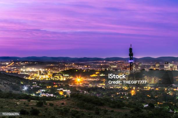 Pretoria Cityscape With Unisa University Of South Africa Stock Photo - Download Image Now
