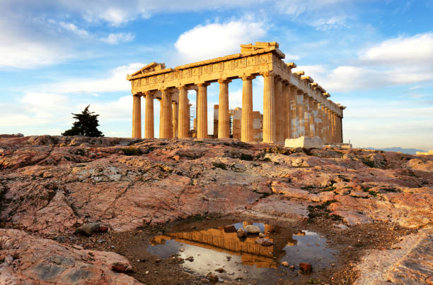 istock Athens - Parthenon on the Acropolis at sunrise in Greece 1133567954