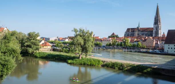 istock Skyline from Regensburg in Germany 1133568590