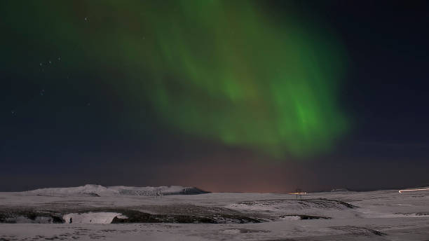 istock Aurora in Night Sky. Iceland. Snow. Night 1133568867