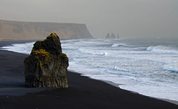 istock The Atlantic coast with black sand and huge lava rocks 1133571607
