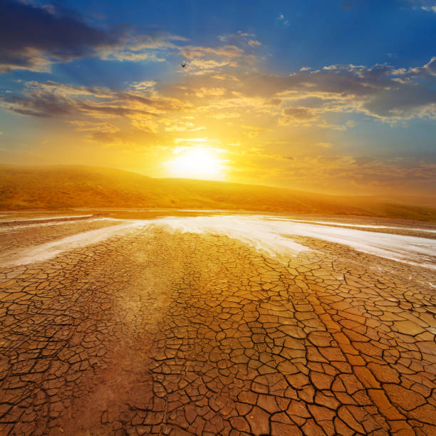 istock dry badland at the sunset 1133573860