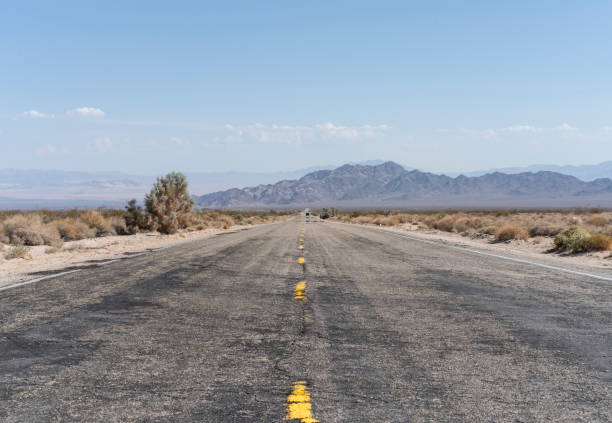 istock Long desert road in California 1133575326