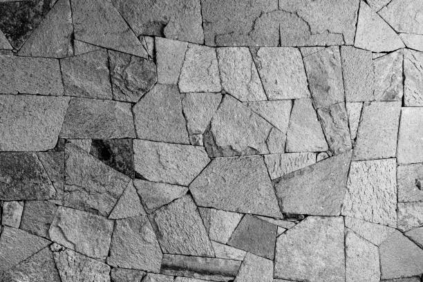 Close up of stone wall.