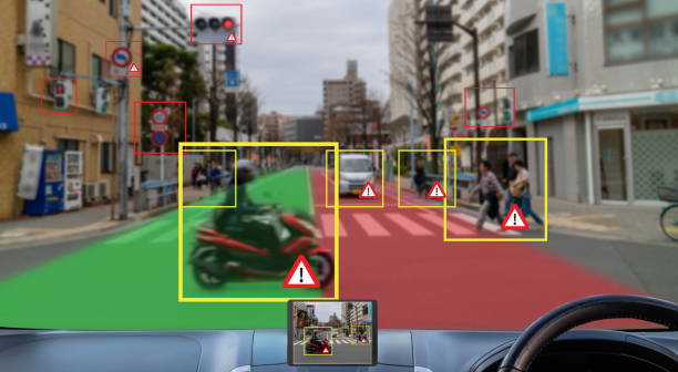 istock iot smart automotive Driverless car with artificial intelligence combine with deep learning technology. self driving car can situational awareness around the car, letting it navigate itself 360 degree 1133584725