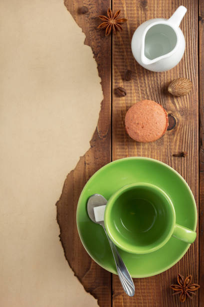 istock cup of coffee and ingredients 1133585352