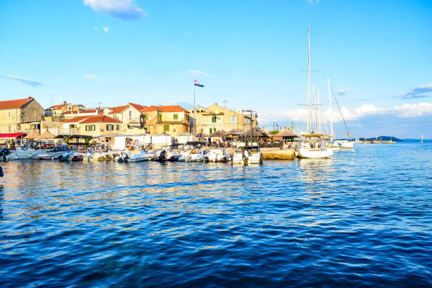 istock The Tribunj cityscape, Croatia. 1133586685