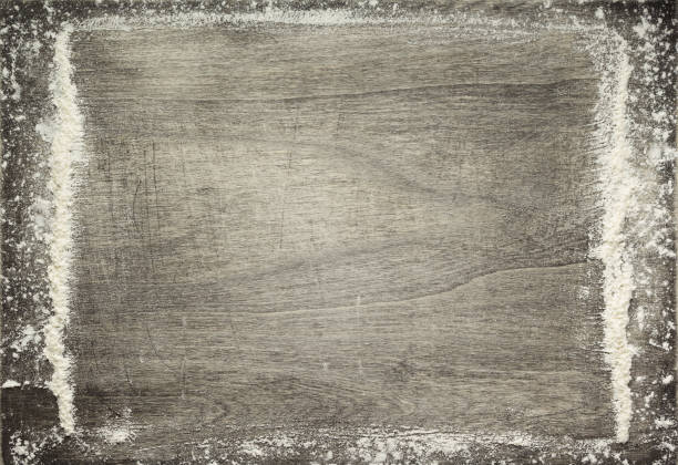 istock wheat flour and bakery ingredients on wooden table 1133588267