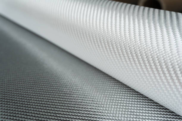 istock White carbon fiber composite material close up view 1133589804