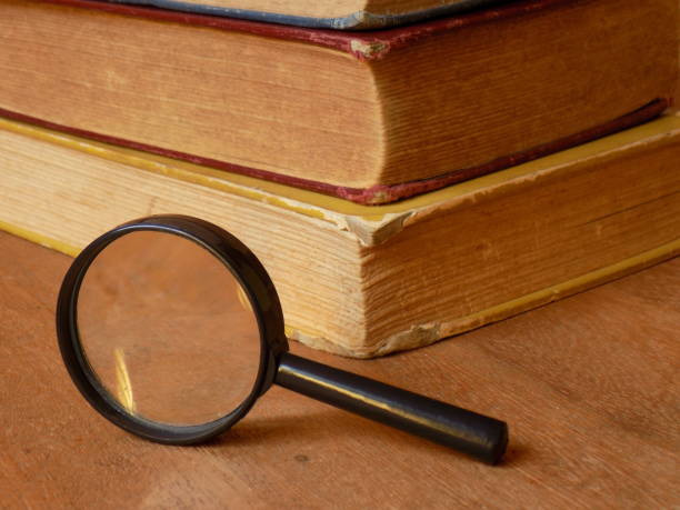 istock Magnifying Glass with books III 1133592071