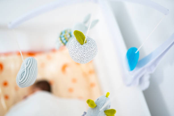 istock Toys over baby's crib 1133595400