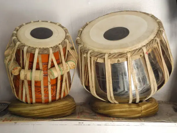 Photo of Indian Tabla drums, Mahabalipuram, Tamil nadu, India