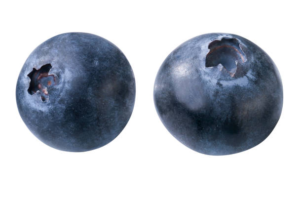 Blueberries Fresh blueberries, isolated amerikanische heidelbeere stock pictures, royalty-free photos & images