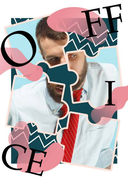 istock Scared and shocked businessman under boss pressure 1133602101