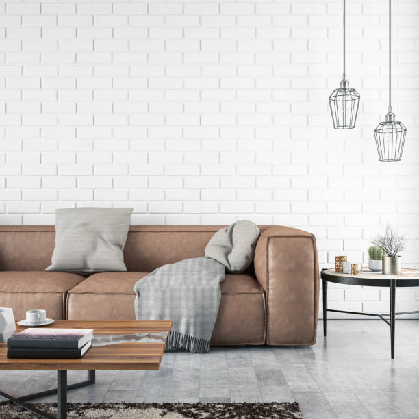 istock Modern Living Room with Sofa and Decorations 1133602911