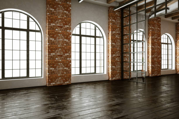 Industrial Style Loft Apartment Loft Apartment industrial style photos stock pictures, royalty-free photos & images