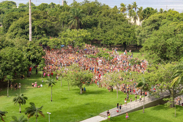istock Crowd of people celebrating the carnival - 2019 1133607005