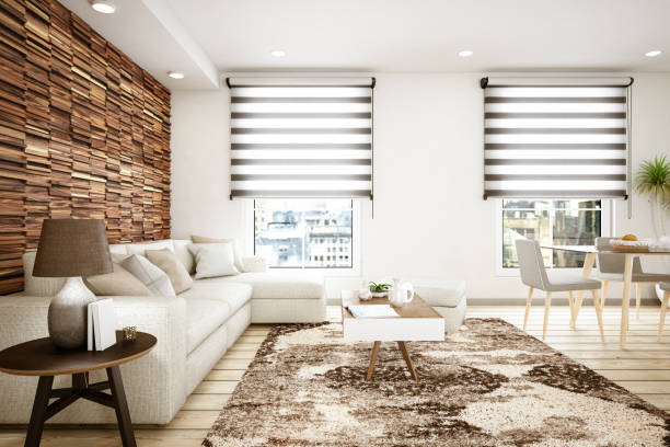 istock Modern Living Room with Sofa and Decorations 1133607384