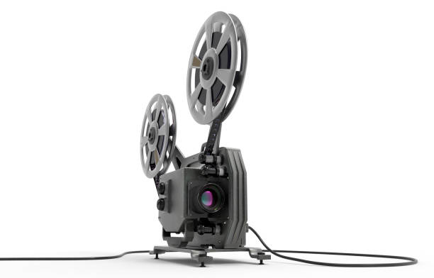 istock old film projector isolated on white background 1133607586