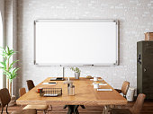 istock Office with White Board 1133611435