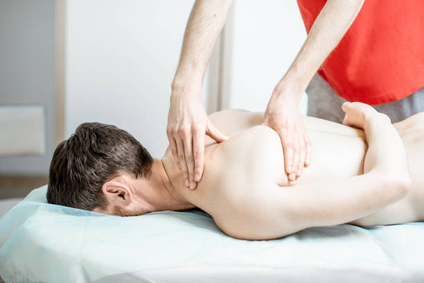 istock Therapist doing medical massage 1133615418