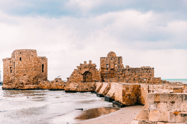 Nature, Ocean, Seascape, Lebanon, Middle East - Famous Tourist Attraction in Saida Lebanon