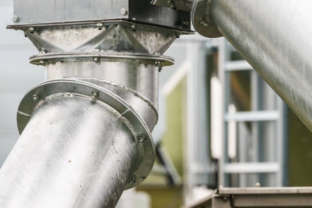 istock Steel pipe in agricultural machine 1133618962