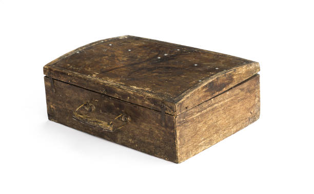 istock ancient wooden suitcase on a white background 1133619982