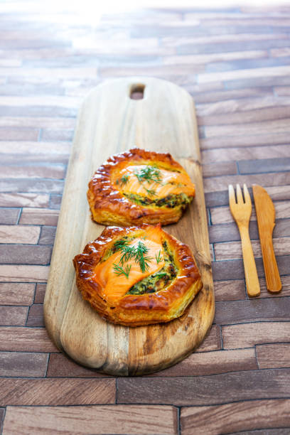 istock Leek quiche pie and smoked salmon 1133620236
