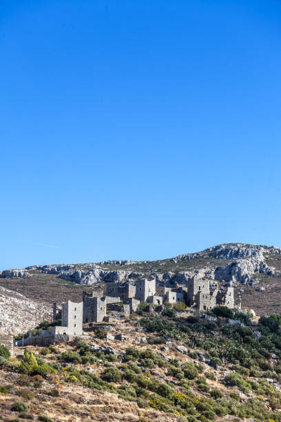 istock Stone old tower house on Mani, Greece. 1133620535