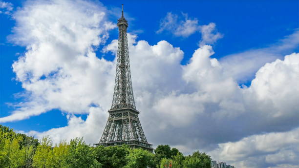 istock The beautiful panoramic view of the Eiffel tower 1133621873