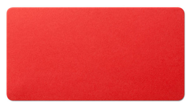 istock Red paper texture on white background. Photo with clipping path. 1133630519