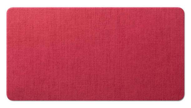istock Red paper texture on white background. Photo with clipping path. 1133630551