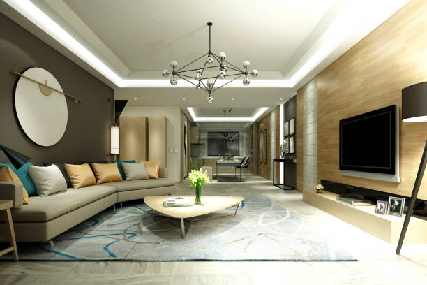 istock 3D Render of Living room 1133630989